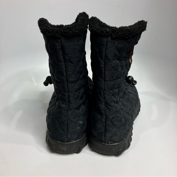 Bogs B Moc quilted pull on boots insulated black size 7 - Picture 8 of 9